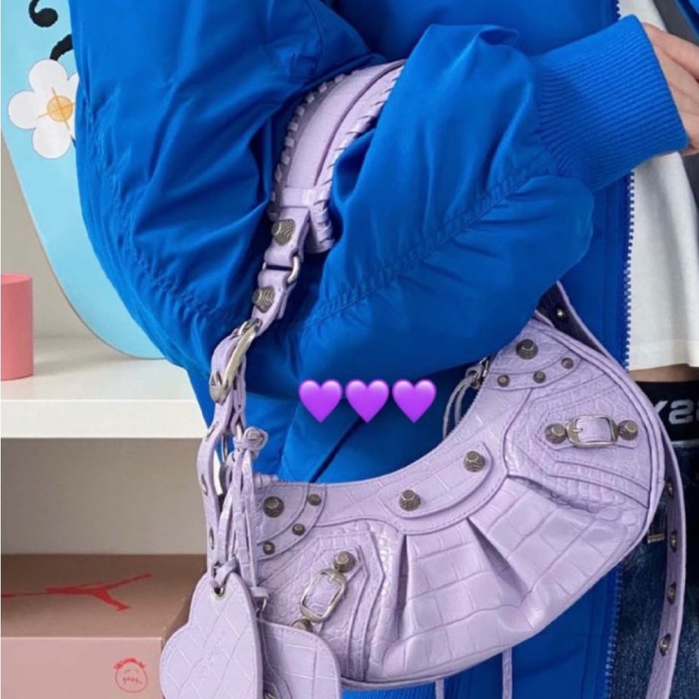 Purple Le Cagole bag